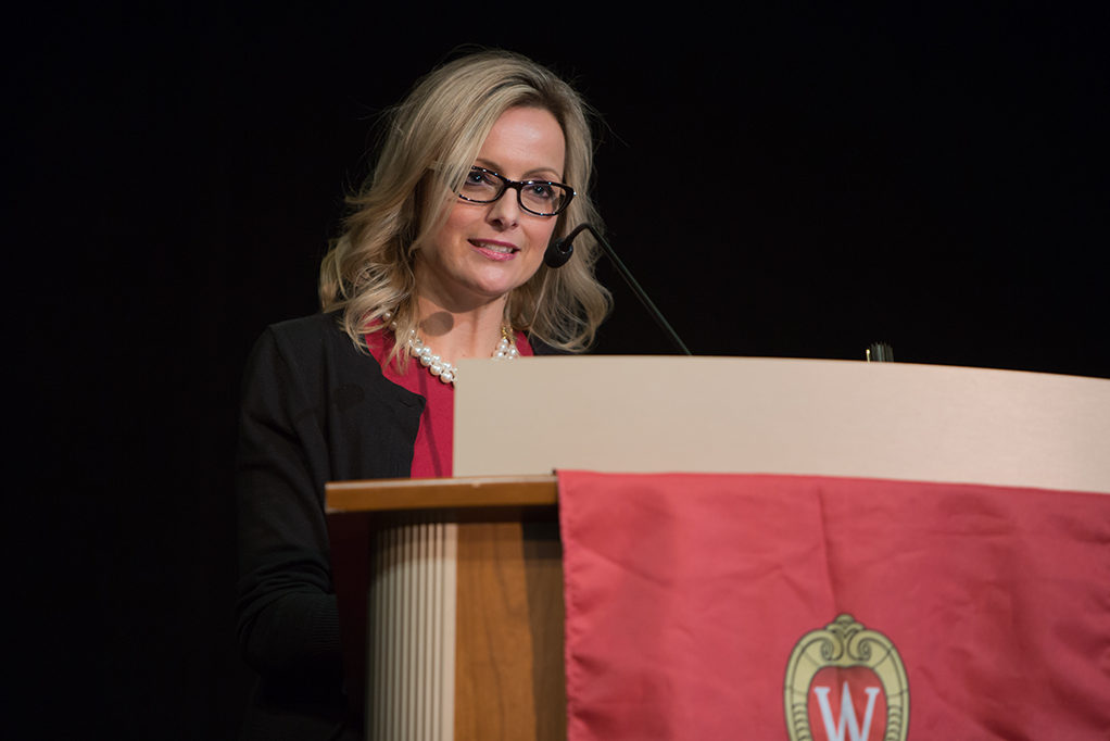 phar041419_080 Professor Beth Martin announces the class.