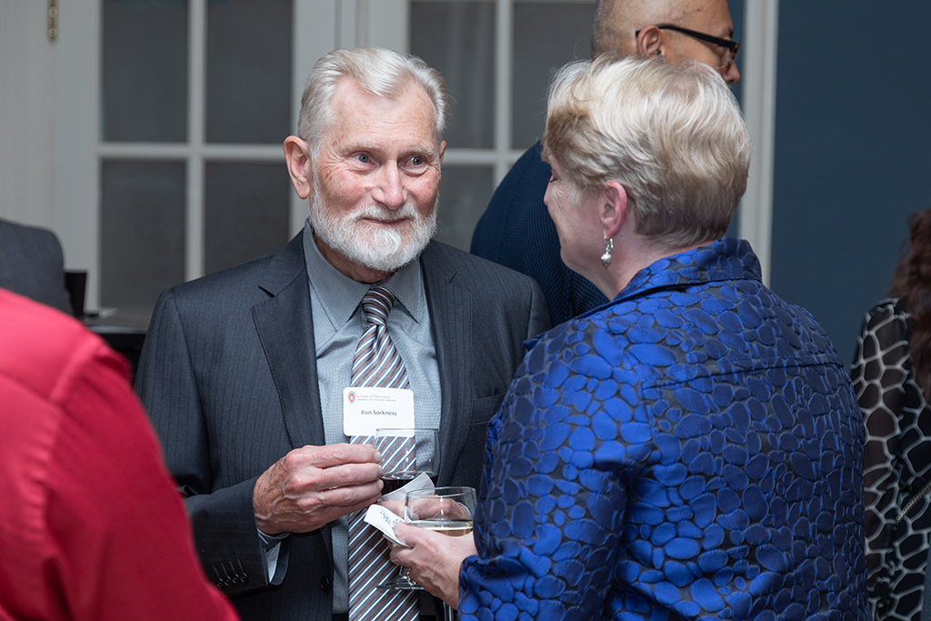 UW School of Pharmacy 2022 Citations of Merit Dinner & Awards Ron Sorkness and Karen Kopacek speak.