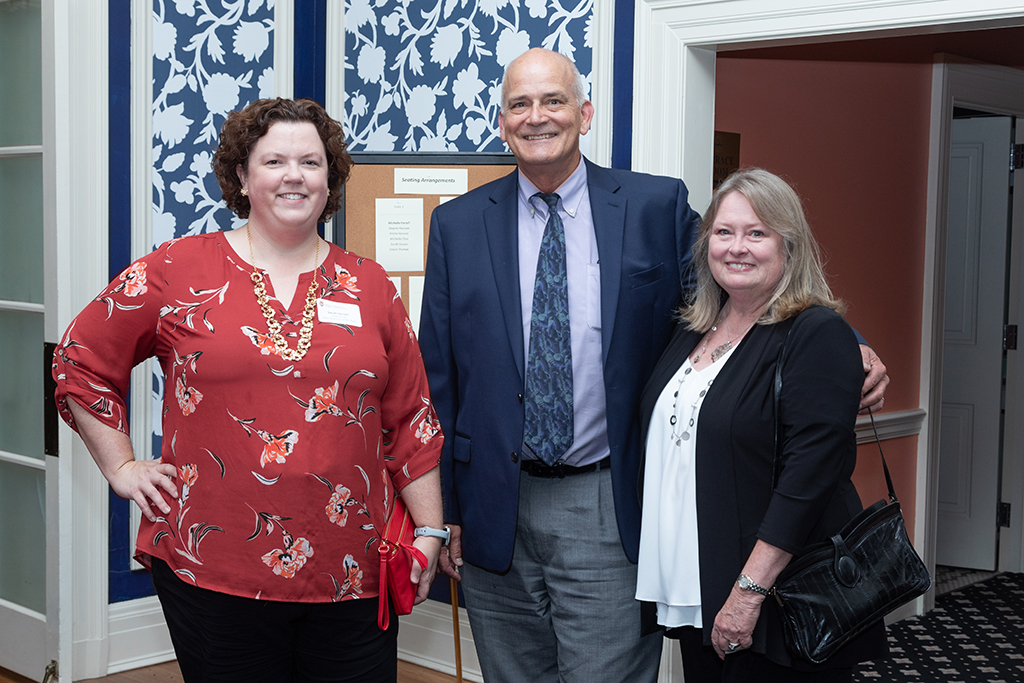 UW School of Pharmacy 2022 Citations of Merit Dinner & Awards Sarah Sorum with Paul Hutson and his wife.