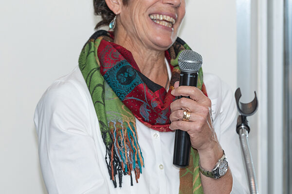 UW School of Pharmacy 2022 Citations of Merit Dinner & Awards Susan Stein delivers a speech.
