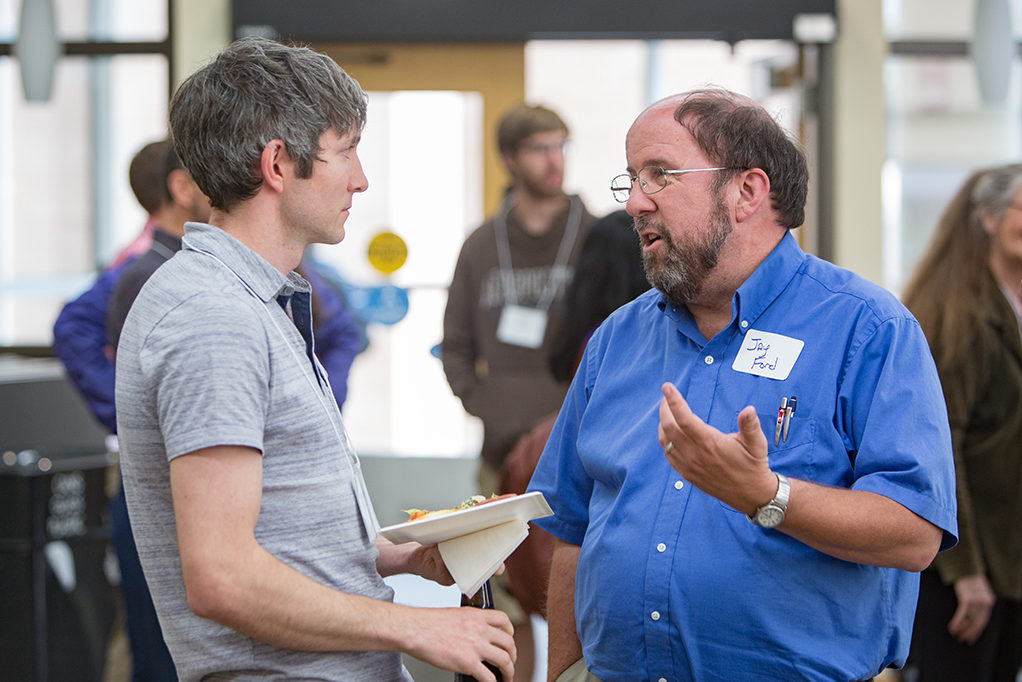 phar092118_013 Jay Ford speaking with an associate