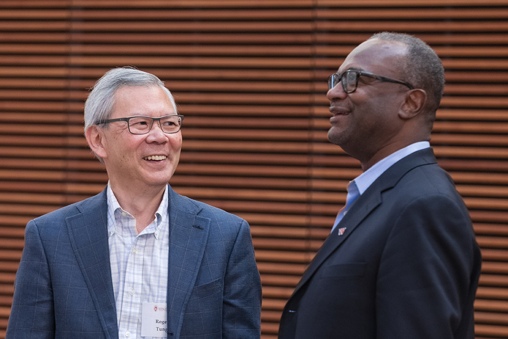 UW–Madison School of Pharmacy Board of Visitors Meeting 2022 Richard Tung and Bruce Scott