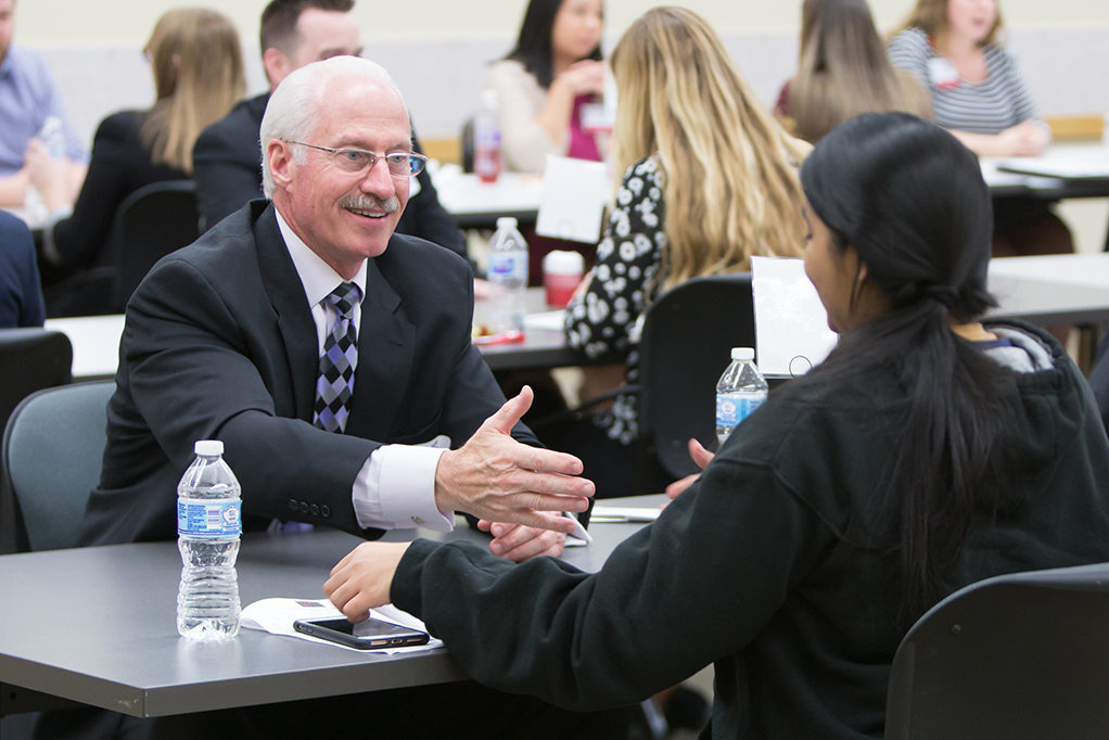 The UW School of Pharmacy Networking Roundtable Event is an opportunity for pharmacy students to meet pharmacists who work in variety of career paths to learn about different areas of pharmacy and practice networking skills.