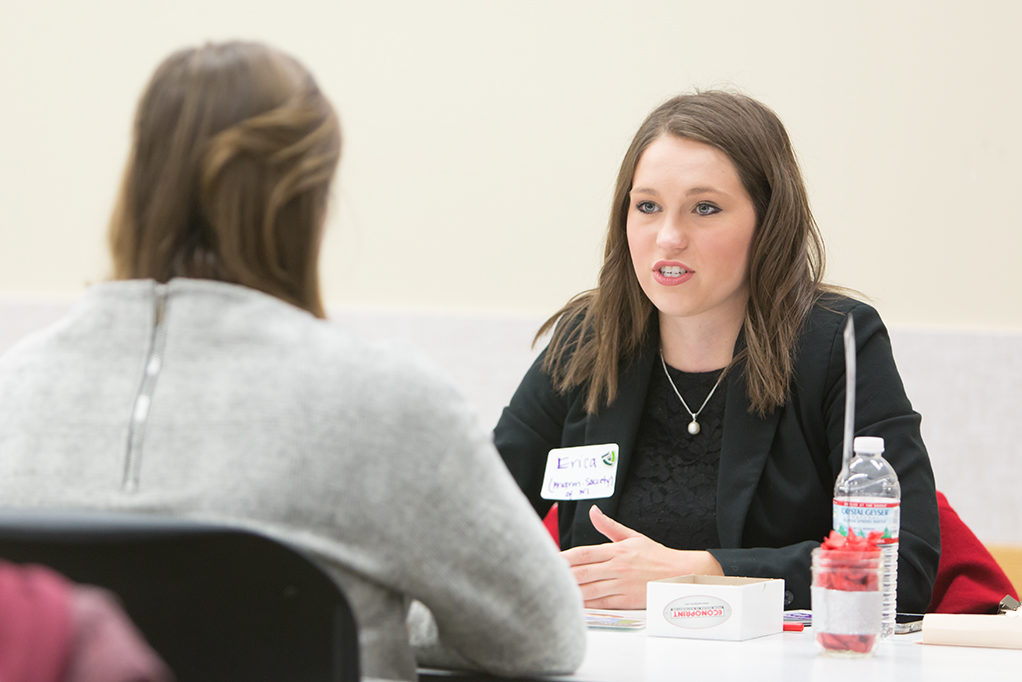 The UW School of Pharmacy Networking Roundtable Event is an opportunity for pharmacy students to meet pharmacists who work in variety of career paths to learn about different areas of pharmacy and practice networking skills.