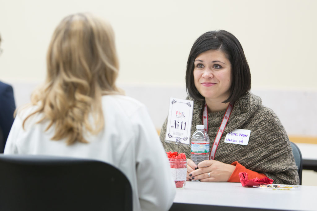The UW School of Pharmacy Networking Roundtable Event is an opportunity for pharmacy students to meet pharmacists who work in variety of career paths to learn about different areas of pharmacy and practice networking skills.