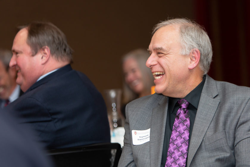 phar110819_119 Staff laughing at Citations of merit dinner