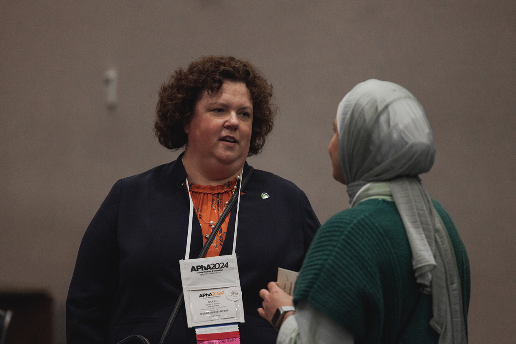 pharma0063_ Sarah Sorum speaks with Sura AlMahasis